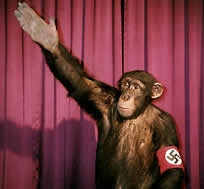 pledge_of_allegiance_trained_monkey nazi μαϊμού