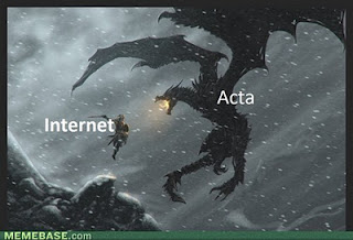 internet warrios versus acta dragon