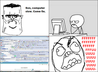 son computer slow come fix