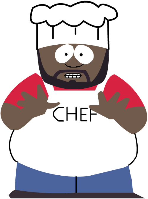 Chef angry mad cook south park
