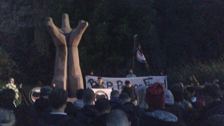 #Stockholm. 1 minute of silence for #KillahP killed by nazi scums